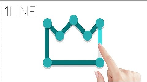 1LINE one-stroke puzzle game (by Gamincat) IOS Gameplay Video (HD)