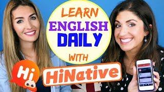 LEARN ENGLISH DAILY with HiNative App #Spon screenshot 3