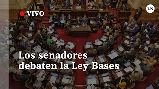 En Vivo Continua El Debate Por La Ley Bases En El Senado