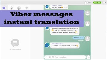 Viber Message instant translation