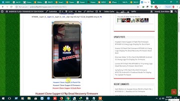 Huawei Clone Super 6 Flash File Firmware MT6580 6.0 Hang Logo Display Fix Stock Rom
