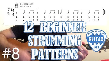 12 Beginner Guitar Strumming Patterns