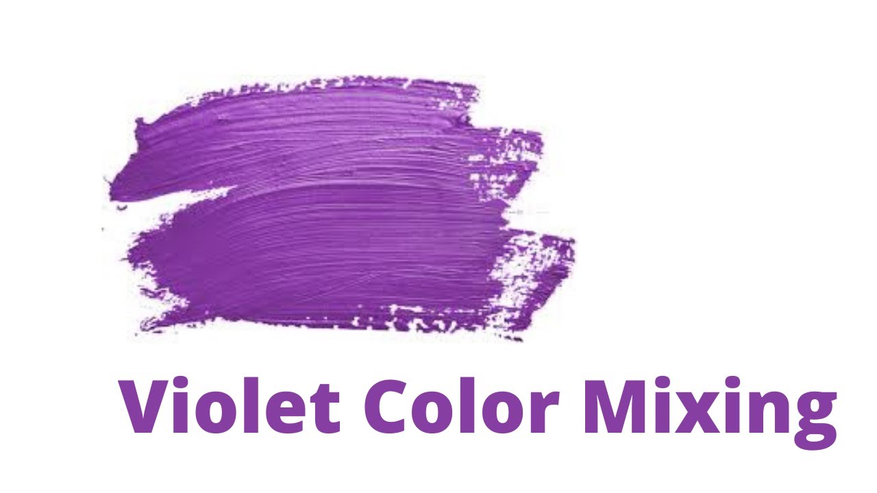 How to make Violet color/ Violet color from Primary colors/ Easy ...