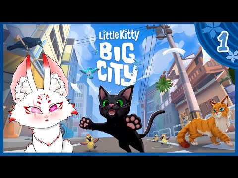 Видео: Самая милая игра в мире ► Прохождение Little Kitty, Big City  #1