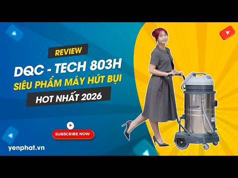 M&aacute;y H&uacute;t Bụi C&ocirc;ng Nghiệp DQC-TECH 803H &ndash; 3900W, H&uacute;t Kh&ocirc; & Ướt Mạnh Mẽ Cho Xưởng