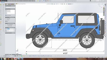 2010 Jeep Wrangler Rubicon – SolidWorks Tutorial (Part 1)