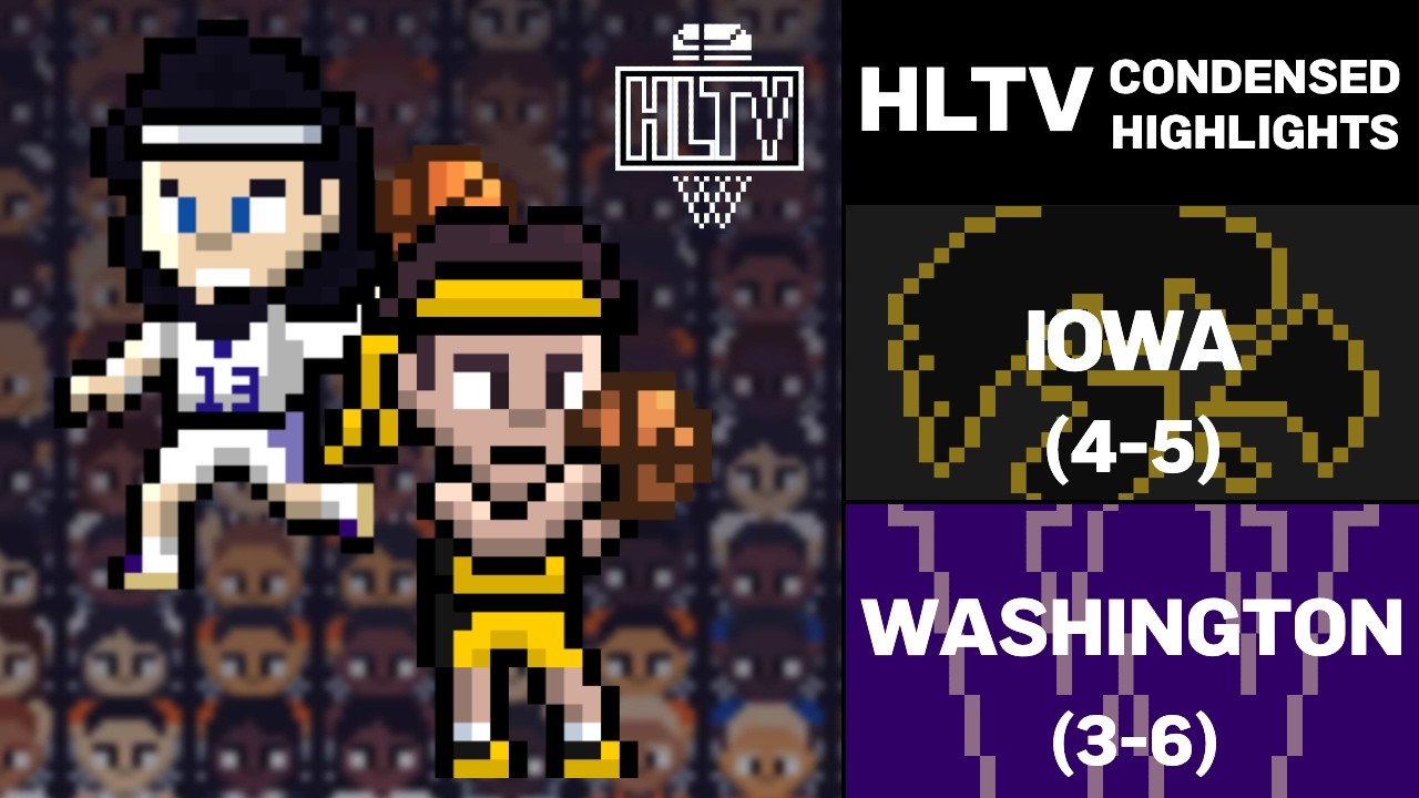 Washington vs Iowa | HLTV Condensed Broadcast | Hoop Land