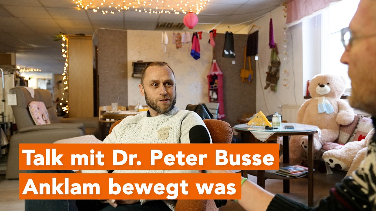 Dr. Peter Busse im Tortenbengel – Leuchtturmprojekt Anklam