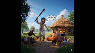 Ramu and hen #viral #cartoon