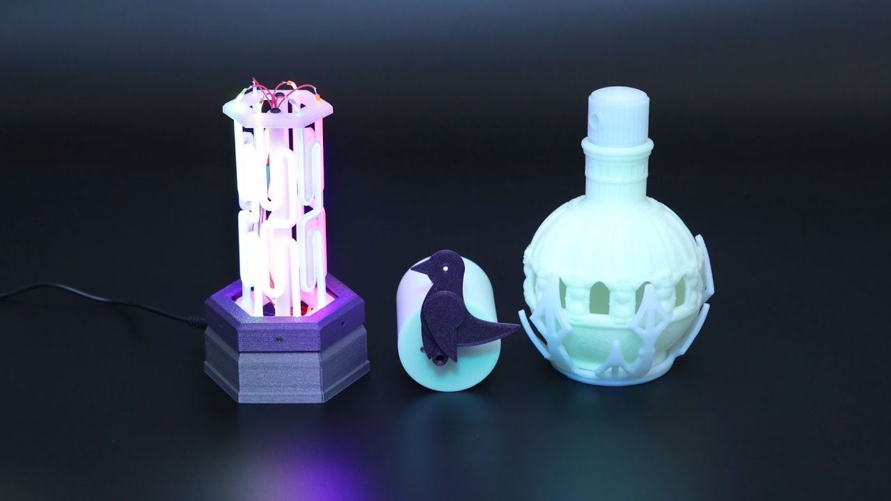 3D Hangouts – IoT Canary, LED Noodles and Potion Bottles
