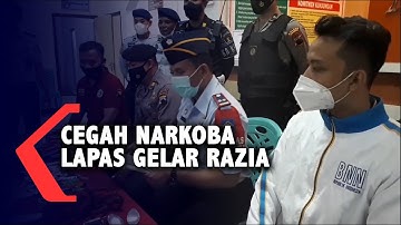 Cegah Peredaran Narkoba, Lapas Gelar Razia