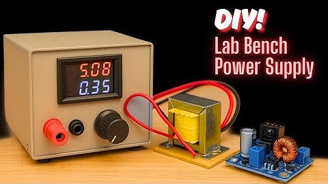 DIY Lab Bench Power Supply | Adjustable Voltage & Current Control