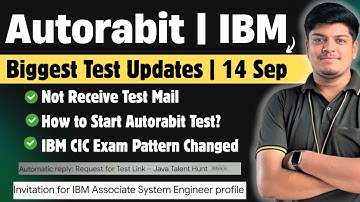 🔥Autorabit Biggest How to Start Test | Test Pattern? | IBM CIC Exam Pattern Changed | Test Ongoing