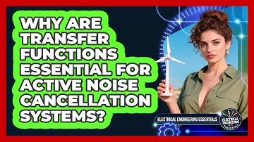 Why Are Transfer Functions Essential For Active Noise Cancellation Systems?