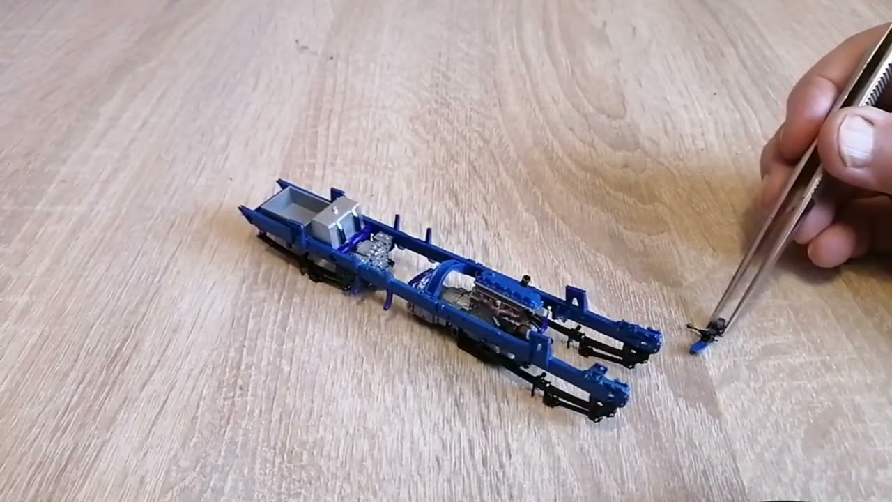 Собираю модель шасси Камаз 43509 команды 