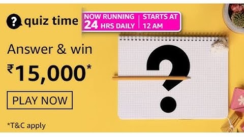 Amazon Quiz Answers Today | 3 May 2021