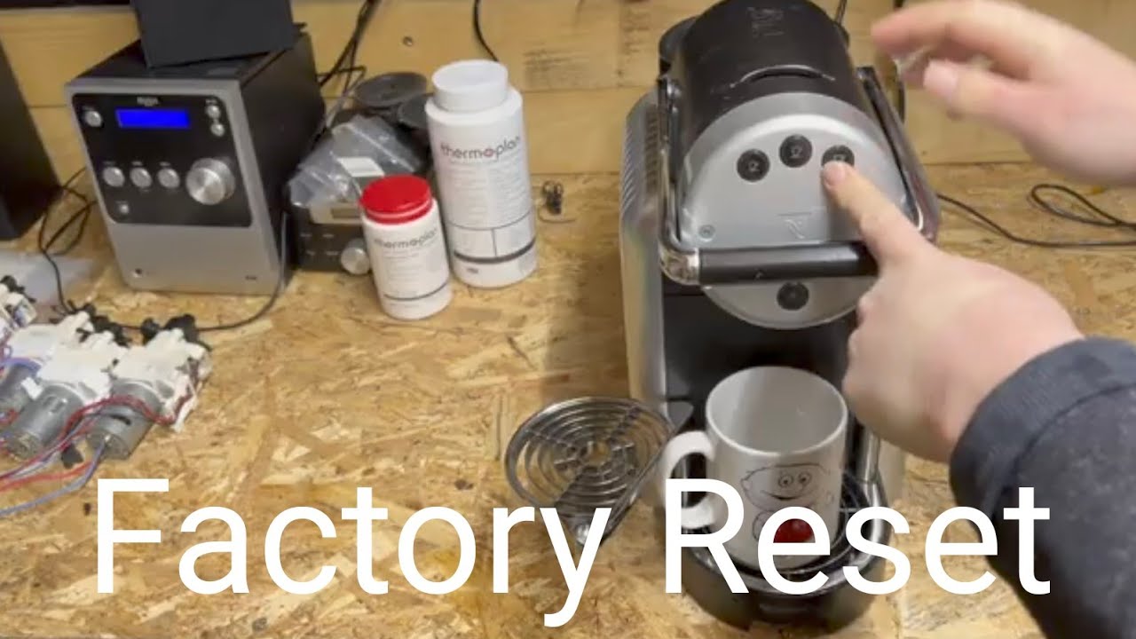 Nespresso Zenius: How To Factory Reset ZN100 - YouTube