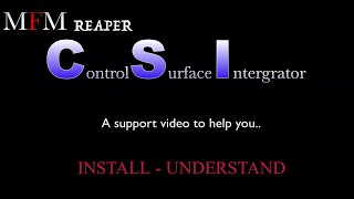 CSI - FROM INSTALL TO UNDERSTAND