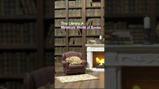 Tiny Library. A Miniature World of Books