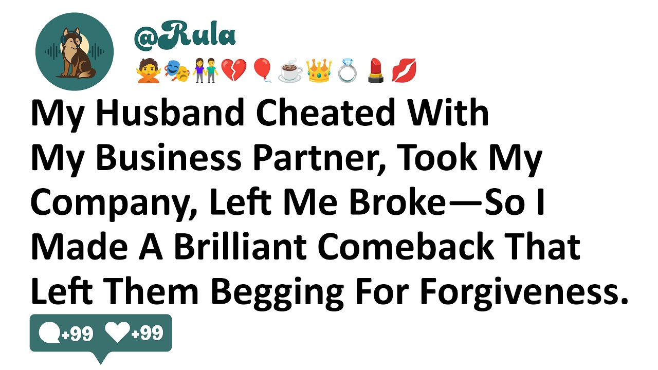 My Husband Cheated With My Business Partner, Took My Company, Left Me Broke—So I Made A Brilliant..