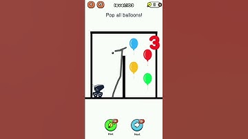 Drawing My Way to Victory: Save Stickman Challenge - Level - 103 #artandgaming #drawchallenge