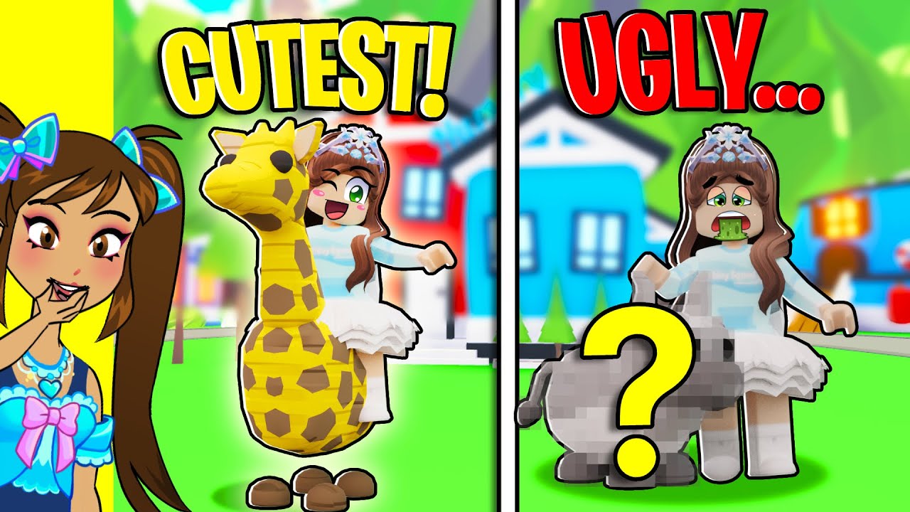I RANKED My Adopt Me Pets From CUTEST To UGLY! (Roblox)