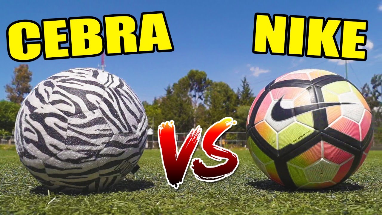 BALON NIKE VS BALON DE CEBRA - ¿Cual es MEJOR? / SORTEO Nike Hypervenom -  YouTube