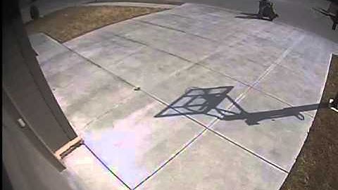 Neighbor stealing trash can