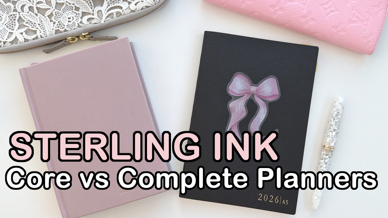 Sterling Ink Core vs Complete Planner | Cosmo Air vs Tomoe River Paper Comparison