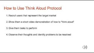 Think Aloud Testing