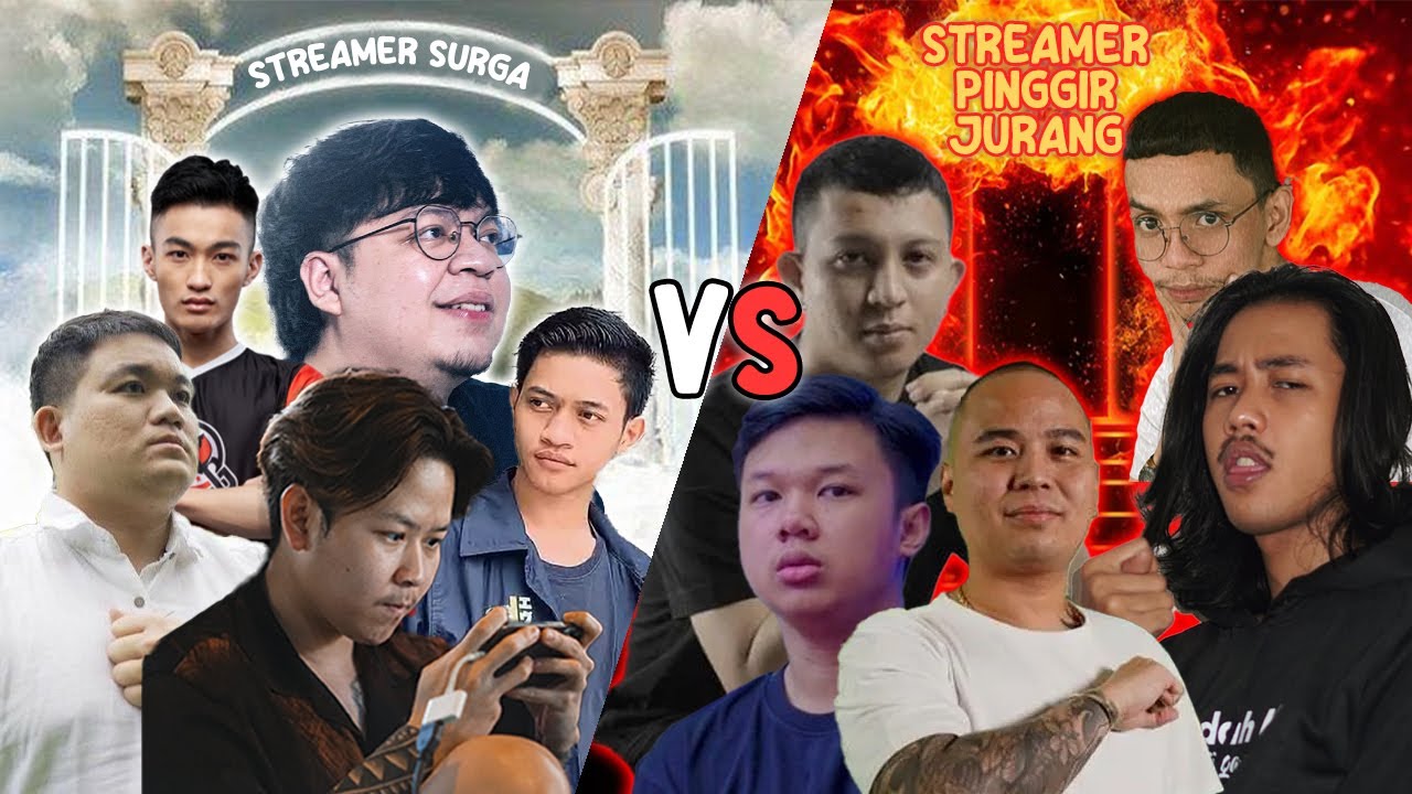 STREAMER SURGA VS STREAMER PINGGIR JURANG MATCH 1 BEST OF 2 !! IKUZOOOO