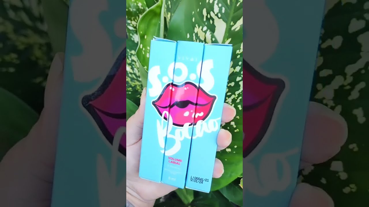 Gloss Labial Efeito Volumoso - SOS Bocão - Vivai