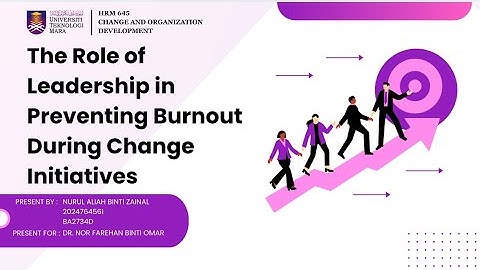 HRM 645 - Role of Leadership in Preventing Burnout During Change Initiatives 