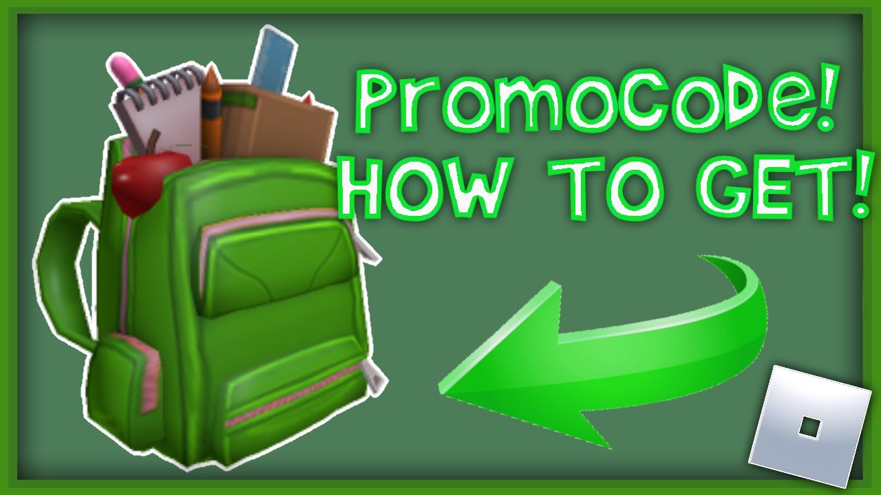 HOW TO GET THE FULLY LOADED BACKPACK! Roblox August 2020 Promocode