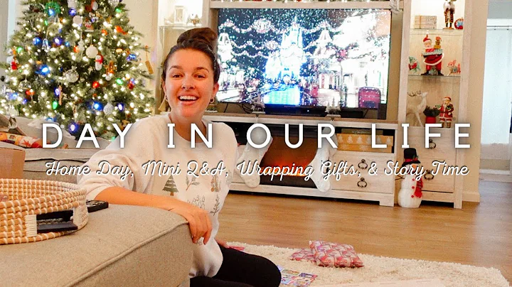 Daily Vlog | Home Day, Q&A, Wrapping Gifts, & Story Time With Larry