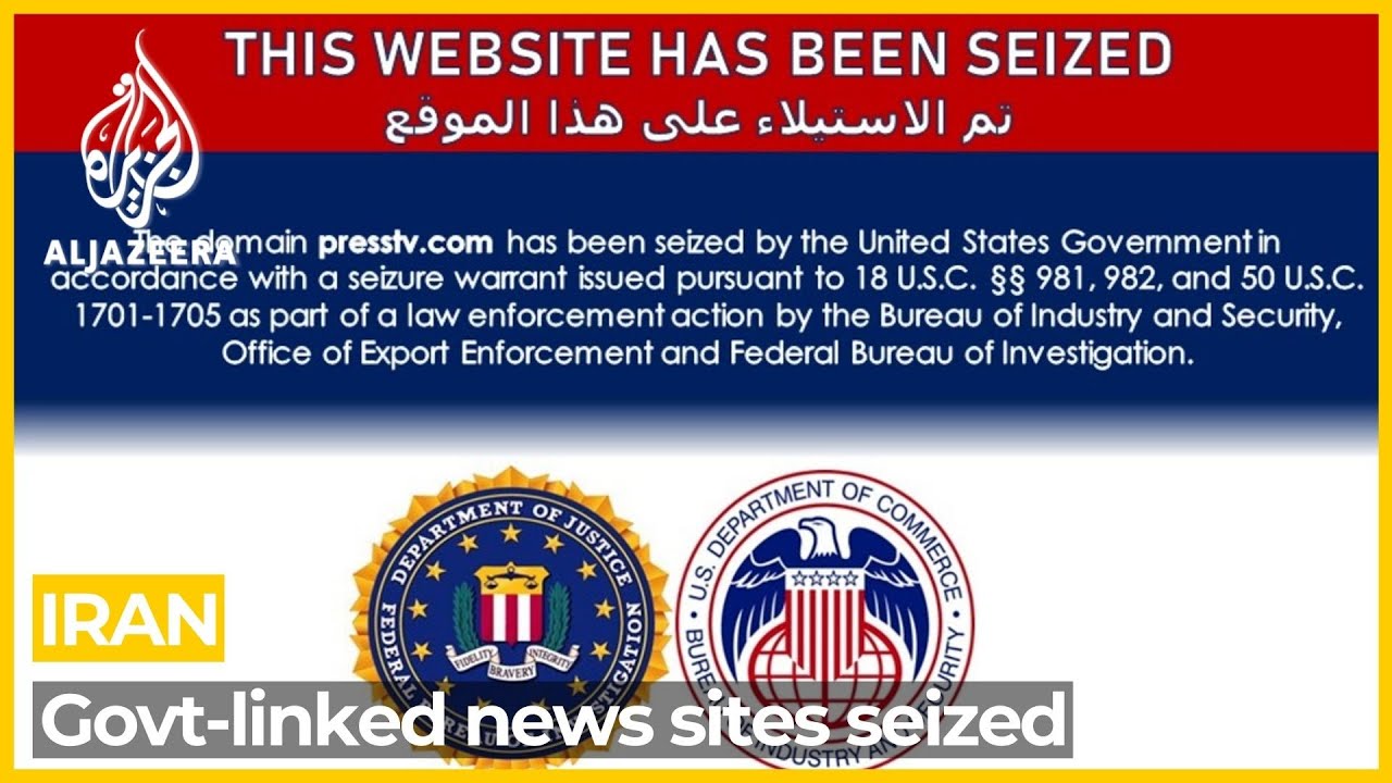 الولايات المتحدة تستولي على ثلاثين موقعاً إلكترونياً تستخدم لنشر "معلومات مضللة إيرانية".