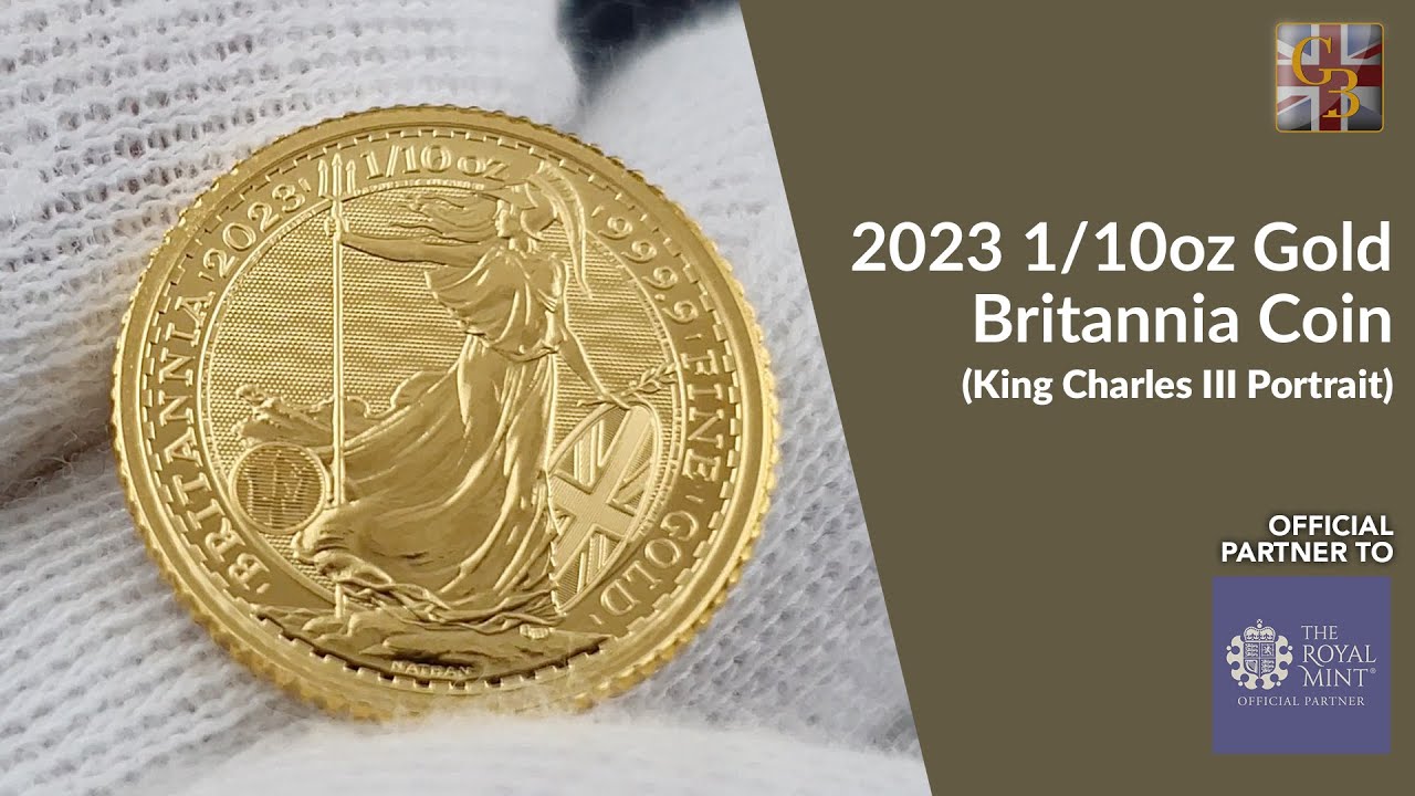 2023 1/10oz Gold Britannia Coin (King Charles III) - Gold Bullion Co