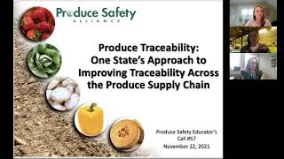 PSA Educators Call #57: Produce Traceability: One State’s Approach to Improving Traceability