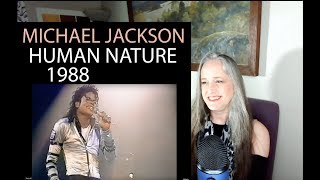 Voice Teacher Reaction to Michael Jackson -  Human Nature | Live at Wembley - 1988