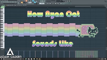 How does Nyan Cat sounds like on midi art