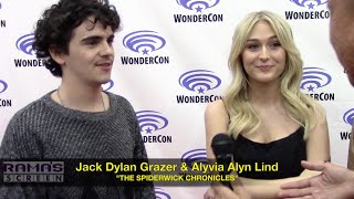 Jack Dylan Grazer & Alyvia Alyn Lind on Roku's THE SPIDERWICK CHRONICLES Series | #WonderCon