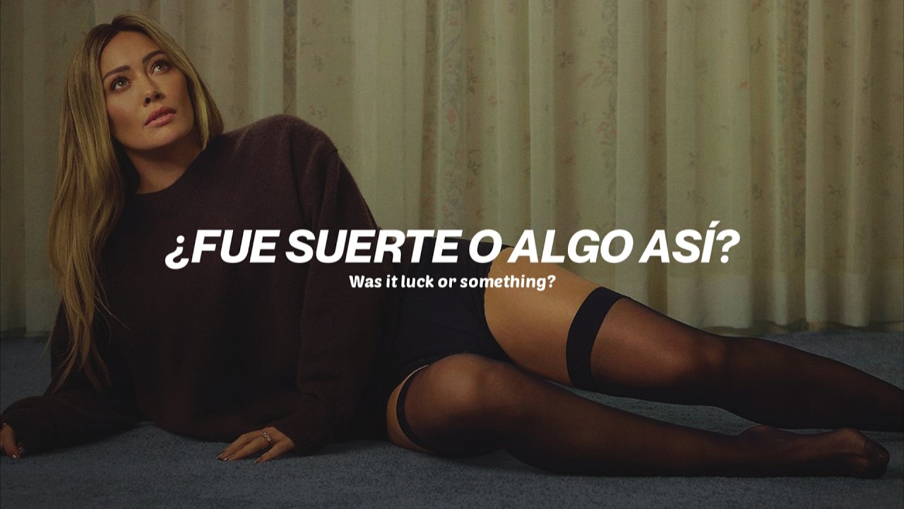 Hilary Duff - Adult Size Medium (Traducción al Español + Lyrics)