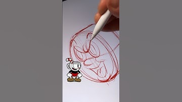 How to draw Thomas the Tank Engine in 1930s old cartoon style #rubberhose #drawingtutorial #cuphead