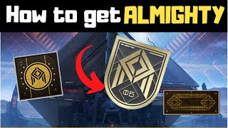 Destiny 2: Almighty Title Guide- Season of the Worthy Seal(In Depth look at all triumphs for seal)