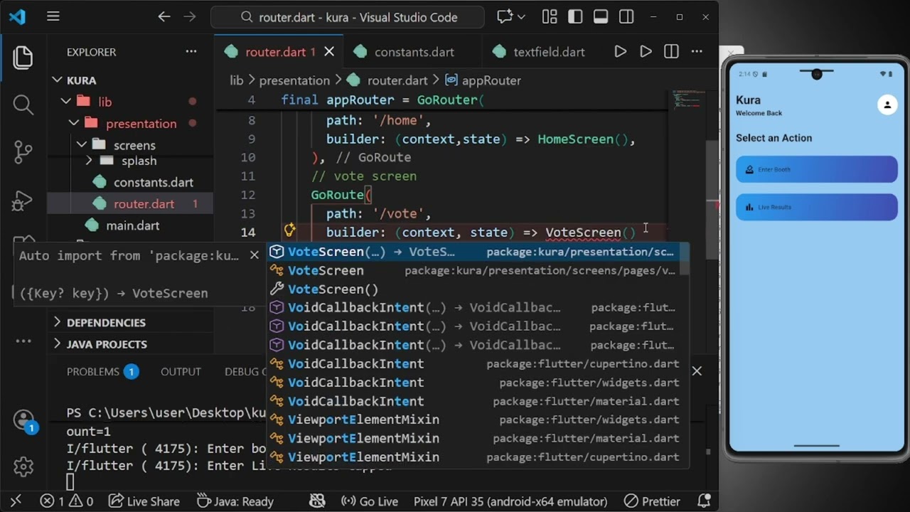 Progress 3: Setting up Navigation Manager with GoRouter