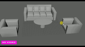 sofa modeling in maya
