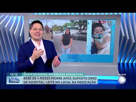 Família denuncia morte de bebê de quatro meses após leite ser aplicado em acesso venoso por engano