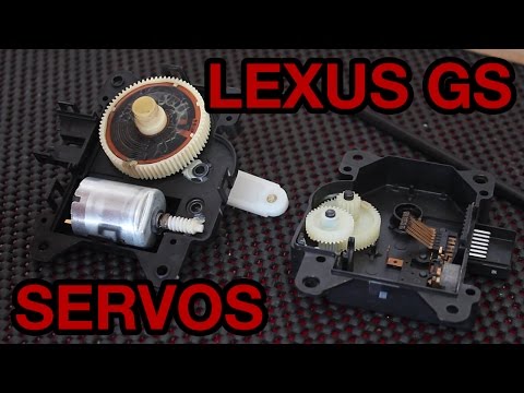 Lexus Air Conditioning Servo Repair and Cleaning Guide