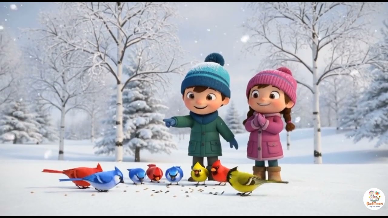 Winter Fun Song ❄️ | Cute Rhyme for Kids