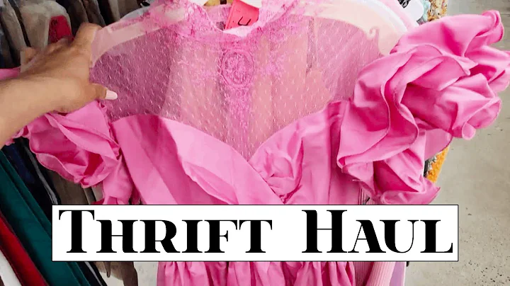 Thrift with Me | Spring 2022 Shoe Trends and Dresses | Styling Try-on Haul |  Model Image
